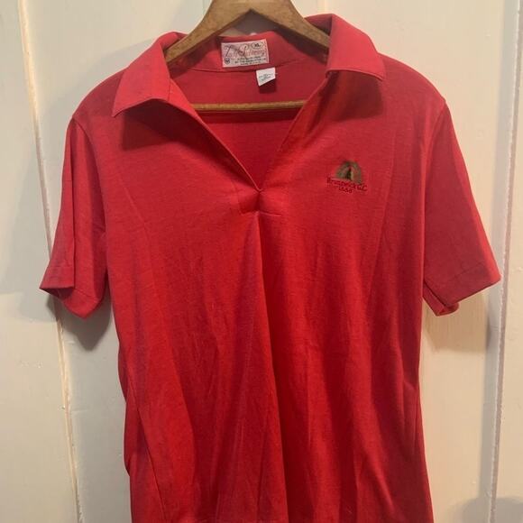 Vintage womens polo golf shirt open necked polo from Brunswick country club! - Picture 2 of 5
